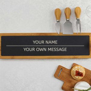 2 Line Message Cheese Board