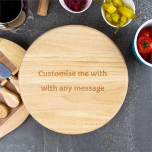 Any Message Personalised Cheese Board Set