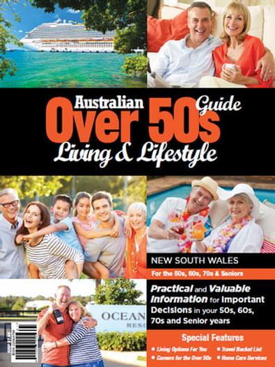 Australian Over 50s Living & Lifestyle Guide NSW Magazine 12 Month Subscription