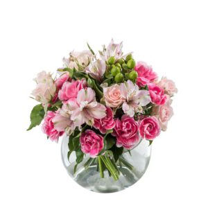 Celebrate - Bouquet in a Fishbowl Vase