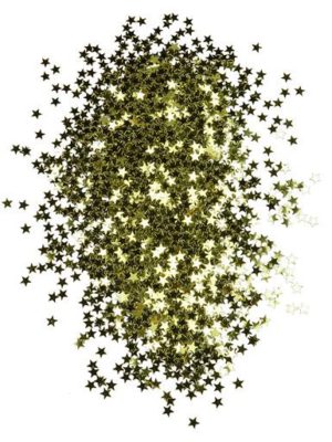 Gold Star Shaped Confetti - 40g
