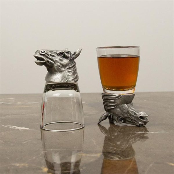 Horse Personalised Shot Glass Set