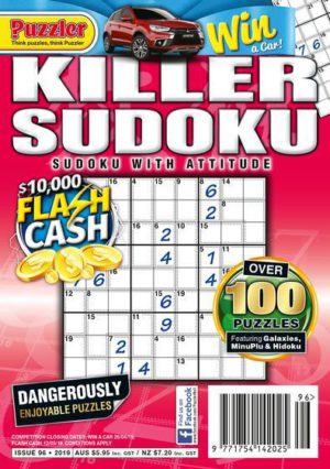 Killer Sudoku Magazine 12 Month Subscription