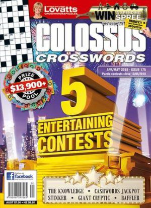 Lovatts Colossus Crosswords Magazine 12 Month Subscription