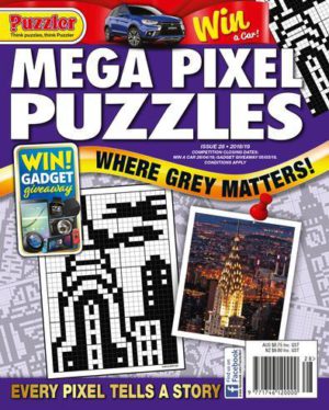 Mega Pixel Puzzles Magazine 12 Month Subscription