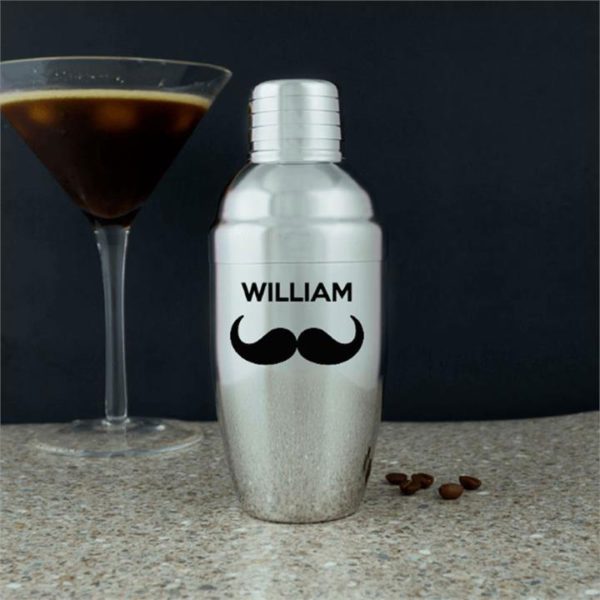 Moustache Personalised Cocktail Shaker