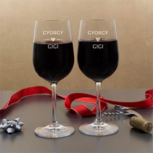 Our Love Heart Wine Glasses
