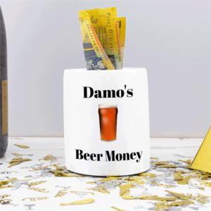 Personalised Beer Money Box