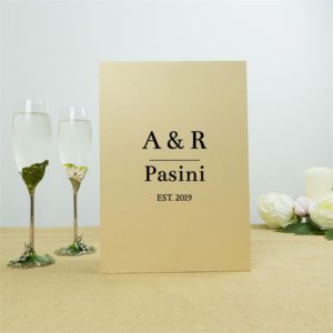 Personalised Frog Crystal Champagne Glasses