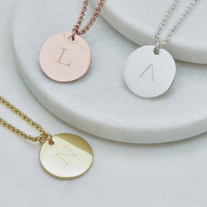 Personalised Initial Charm Necklace