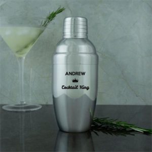 Personalised King Cocktail Shaker