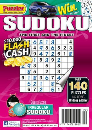 Puzzler Sudoku Magazine 12 Month Subscription