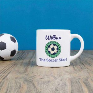 Soccer Star Personalised Children's Mug
