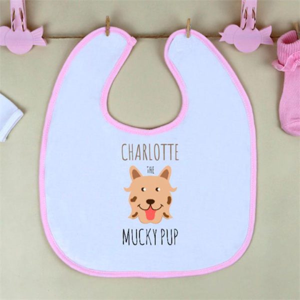 The Mucky Pup Personalised Bib