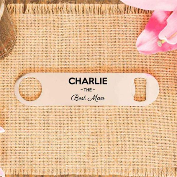 The Personalised Stainless Steel Bottle Opener