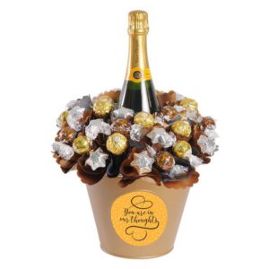 You're in my thoughts Luxury Veuve Chocolate Bouquet