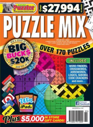 Puzzle Mix Magazine 12 Month Subscription
